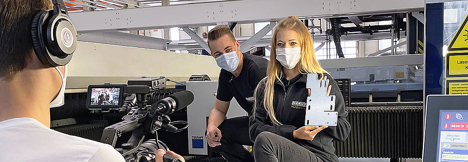 Filmaufnahmen für Konstruktionsmechaniker