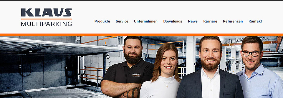 Ausschnitt aus der neuen Website