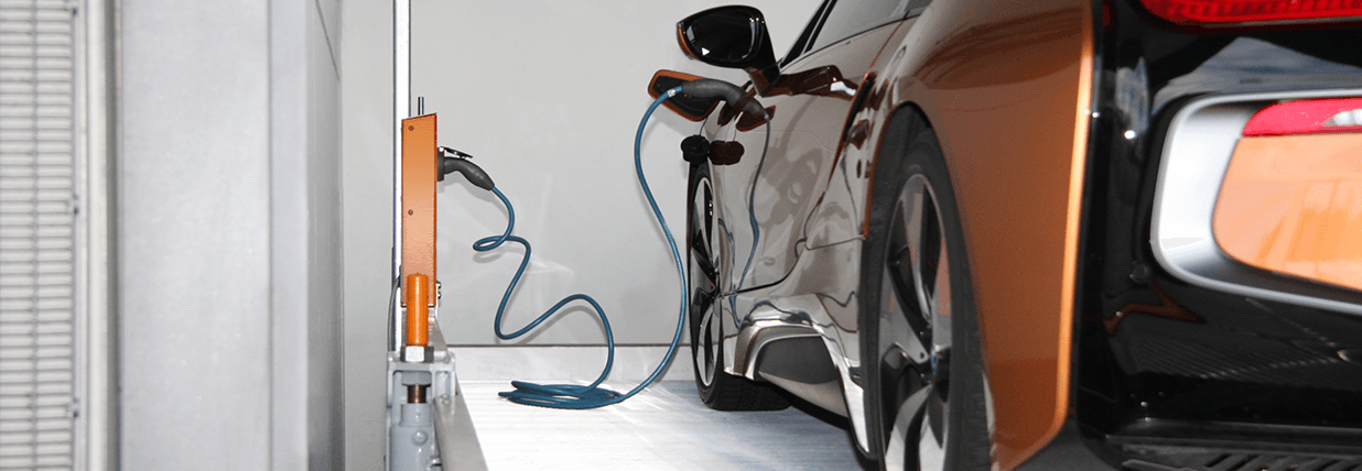KLAUS Multiparking E-Parking E-Laden Header