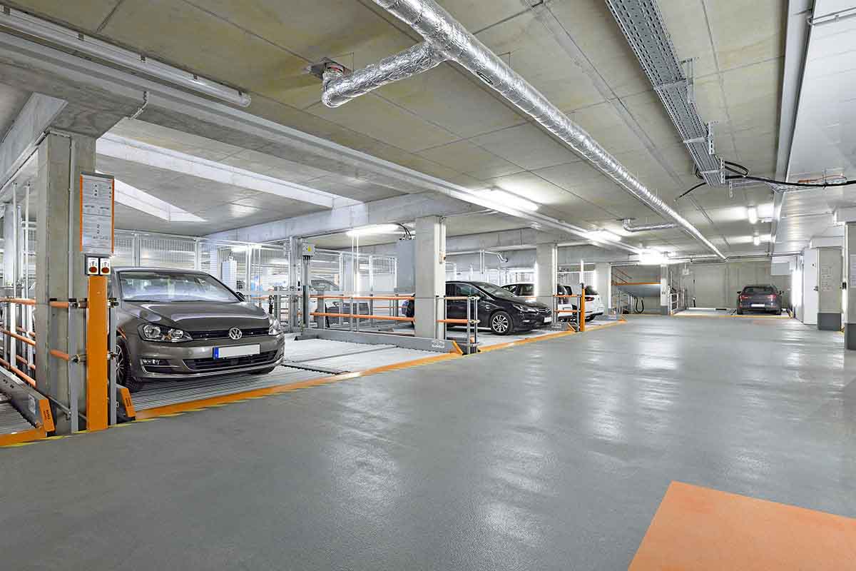 MultiBase 2078i Tiefgarage mit Pkw