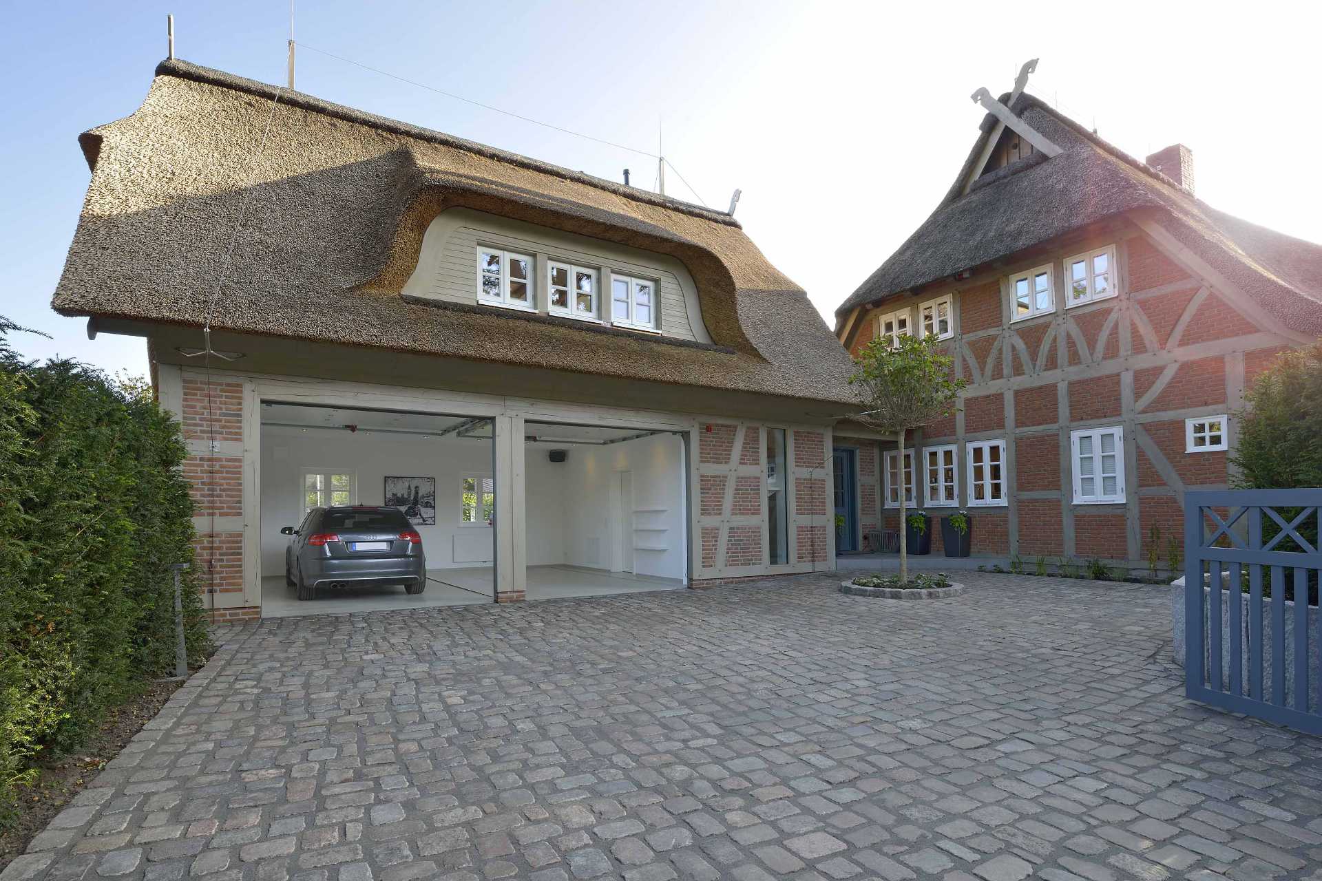 Doppelgarage mit einem Unterflursystem 