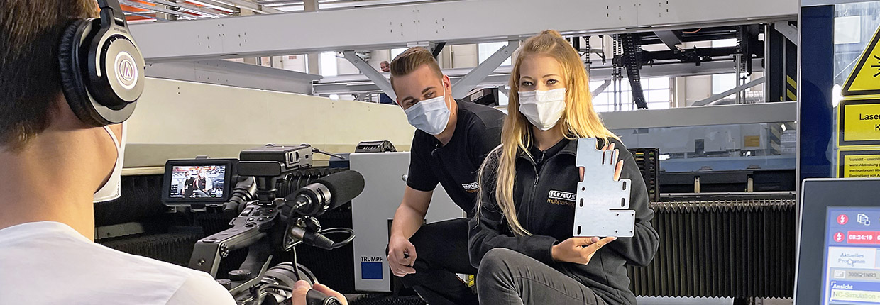 Filmaufnahmen für Konstruktionsmechaniker