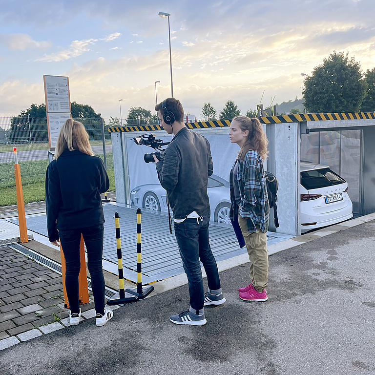 Bedienung eines Parksystems