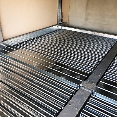 Plattformbelag eines Parksystems
