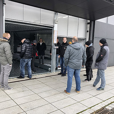 Schlung an der Anlage