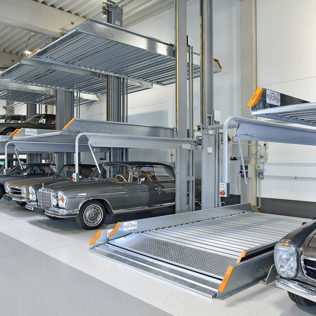 3-fach Parker mit Oldtimer