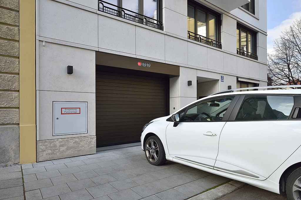 Fahrzeug Einfahrt Übergabekabine MasterVario 